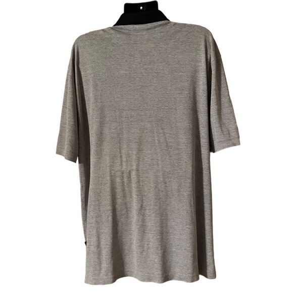 Oakley men's gray polo shirt size XL black collar, logo - Picture 4 of 8